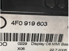 Recambio de pantalla multifuncion para audi a6 berlina (4f2) 2.0 tdi referencia OEM IAM 4F0919603   2