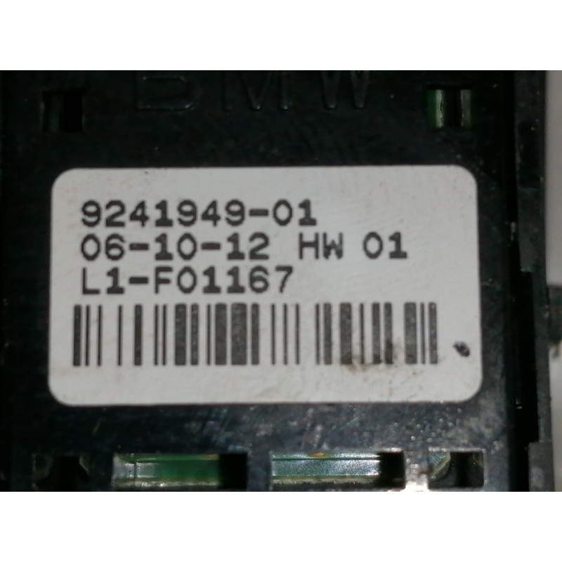 Recambio de mando elevalunas trasero derecho para bmw serie 5 lim. (f10) 530d xdrive referencia OEM IAM 924194901  