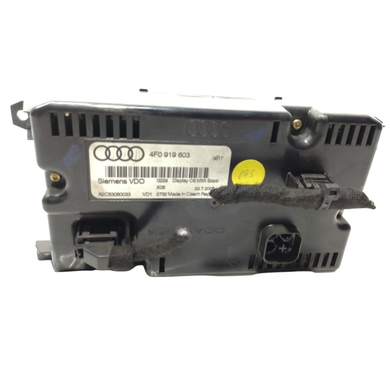 Recambio de pantalla multifuncion para audi a6 berlina (4f2) 2.0 tdi referencia OEM IAM 4F0919603  