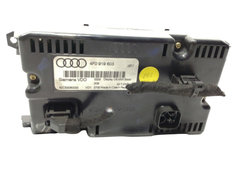 Recambio de pantalla multifuncion para audi a6 berlina (4f2) 2.0 tdi referencia OEM IAM 4F0919603  