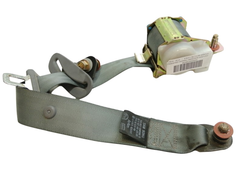 Recambio de cinturon seguridad trasero izquierdo para hyundai getz (tb) 1.3 gls referencia OEM IAM 898101C080LT  