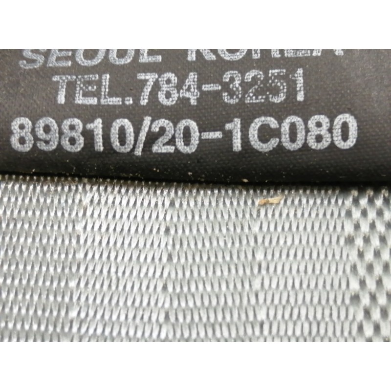 Recambio de cinturon seguridad trasero izquierdo para hyundai getz (tb) 1.3 gls referencia OEM IAM 898101C080LT  