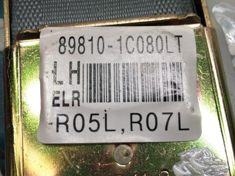 Recambio de cinturon seguridad trasero izquierdo para hyundai getz (tb) 1.3 gls referencia OEM IAM 898101C080LT  