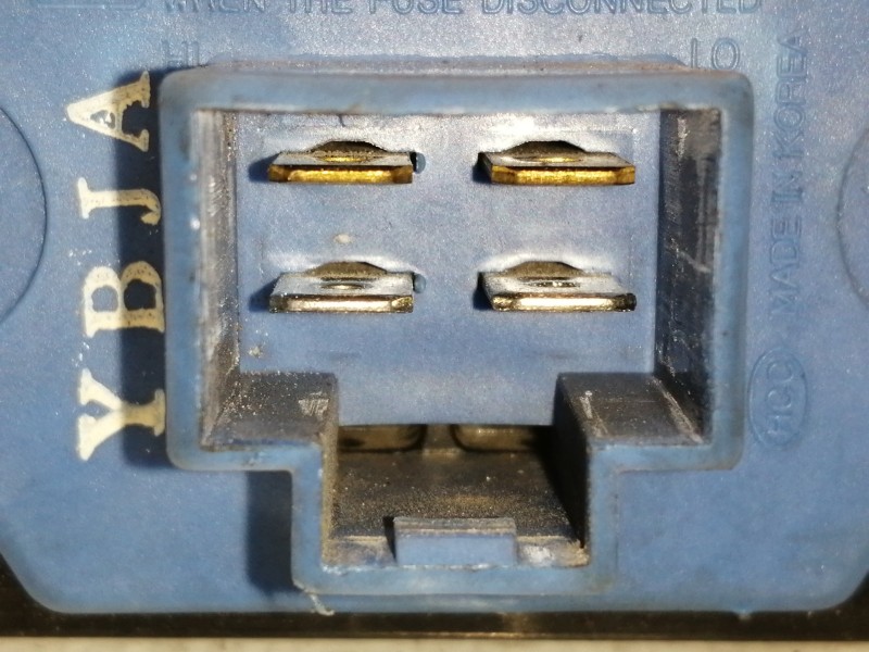 Recambio de resistencia calefaccion para hyundai getz (tb) 1.3 gls referencia OEM IAM   