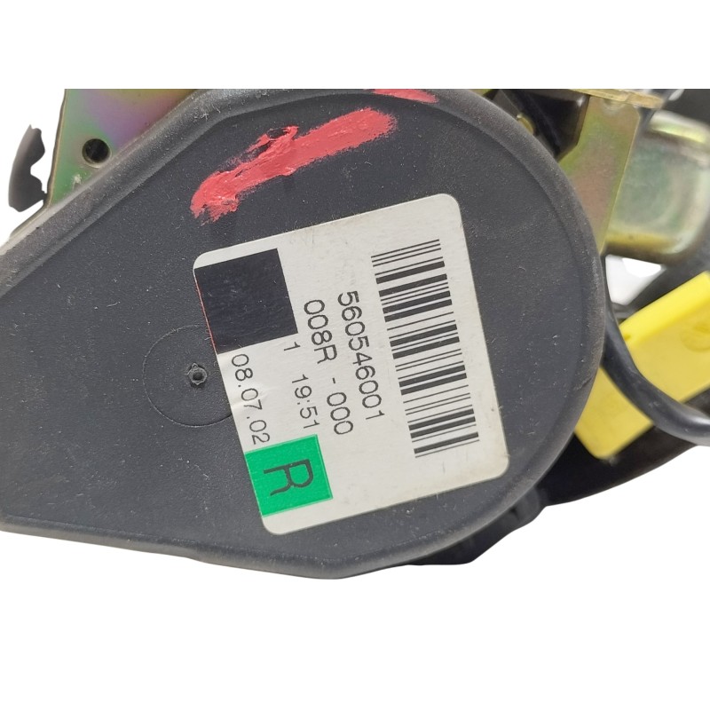 Recambio de cinturon seguridad delantero derecho para audi a3 (8l) 1.6 ambiente referencia OEM IAM 560546001  