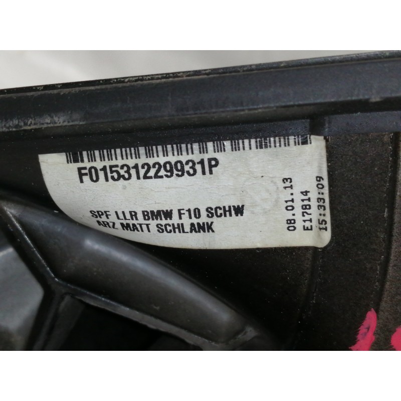 Recambio de retrovisor derecho para bmw serie 5 lim. (f10) 530d xdrive referencia OEM IAM F01531229931P  