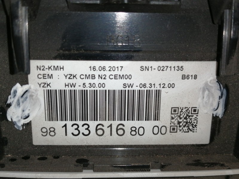 Recambio de cuadro instrumentos para citroën c3 feel referencia OEM IAM 769167680U  
