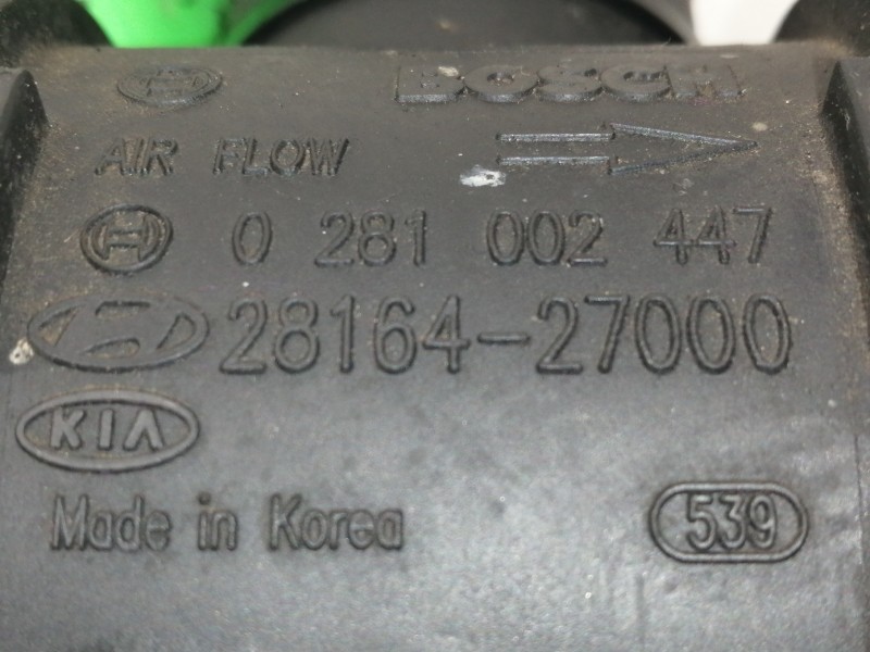 Recambio de caudalimetro para hyundai trajet (fo) 2.0 crdi gls referencia OEM IAM 0281002447 2816427000 