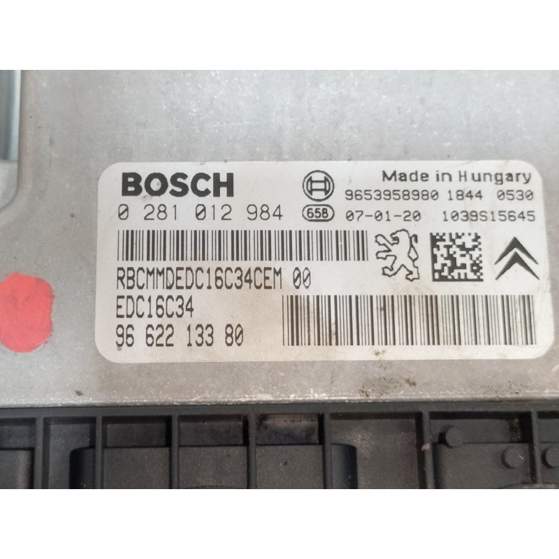 Recambio de centralita motor uce para peugeot 407 st sport referencia OEM IAM 0281012984  