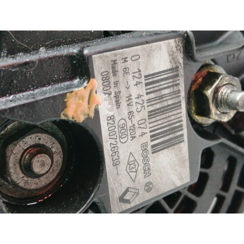 Recambio de alternador para renault megane ii berlina 3p gt referencia OEM IAM 0124425074  
