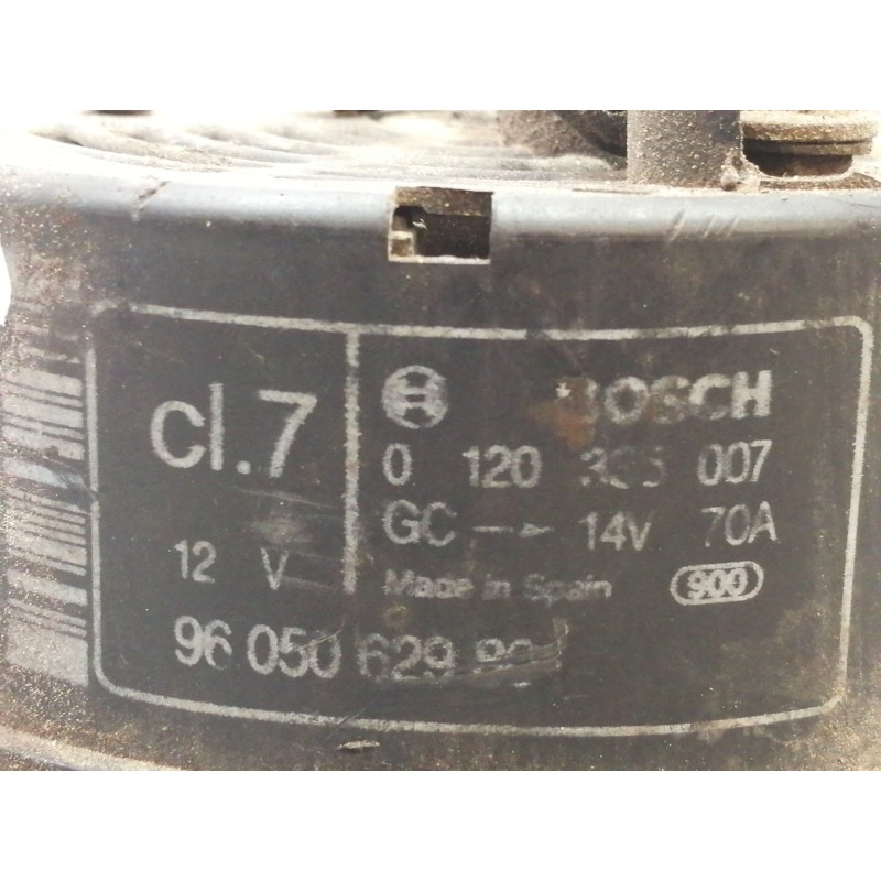 Recambio de alternador para peugeot 106 (s1) kid referencia OEM IAM 0120335007  