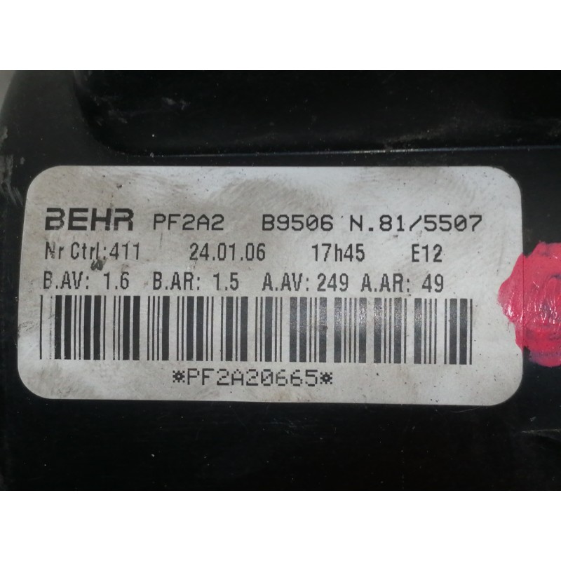 Recambio de motor calefaccion para peugeot 307 break/sw (s2) xs referencia OEM IAM PF2A2B9506 B9506 PF2A20665