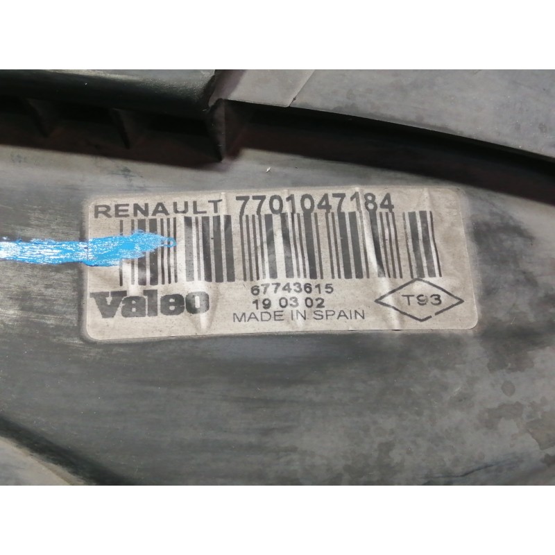 Recambio de faro izquierdo para renault megane i coupe fase 2 (da..) 1.6 referencia OEM IAM 7701047184  