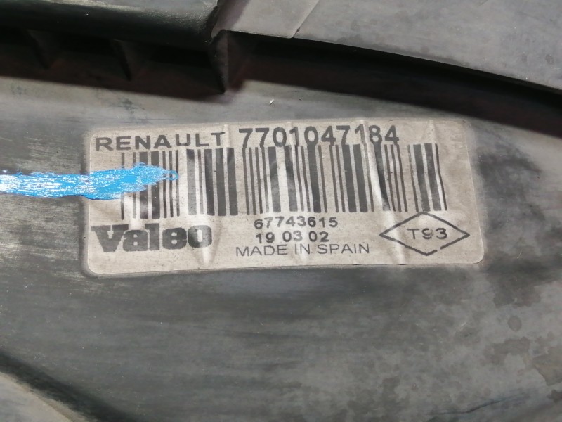 Recambio de faro izquierdo para renault megane i coupe fase 2 (da..) 1.6 referencia OEM IAM 7701047184  