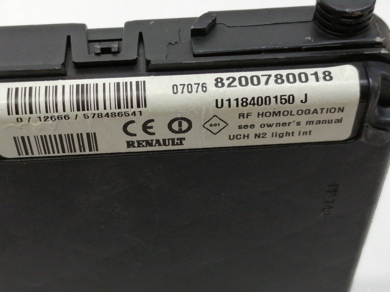 Recambio de centralita motor uce para renault scenic ii grand expression referencia OEM IAM 8200766462 8200125077 S118539002E