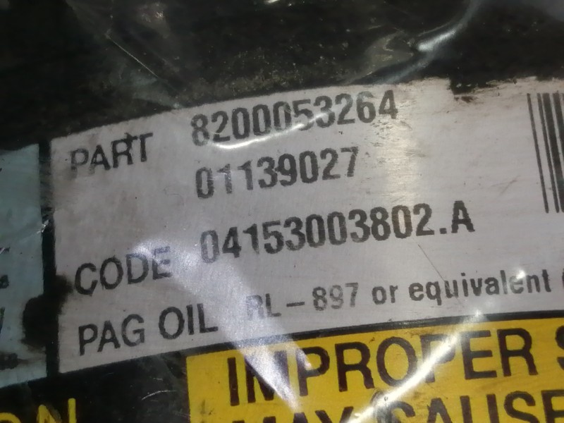 Recambio de compresor aire acondicionado para nissan primera berlina (p12) acenta referencia OEM IAM 8200053264 01139027 