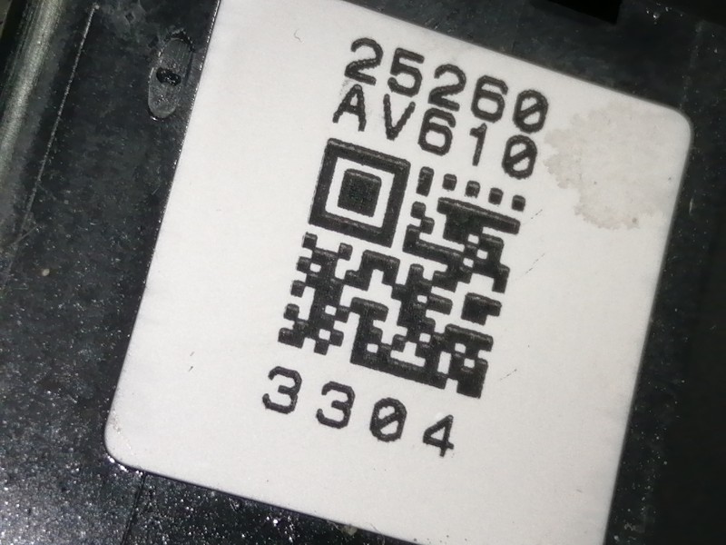 Recambio de mando limpia para nissan primera berlina (p12) acenta referencia OEM IAM 25260AV610  