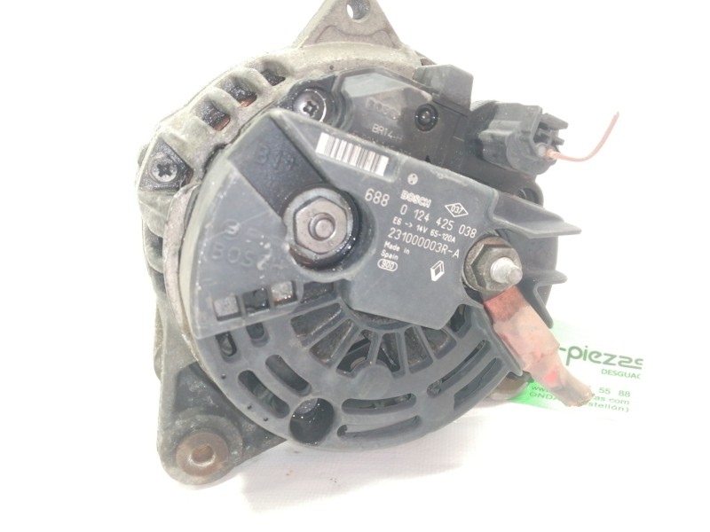 Recambio de alternador para renault clio iii exception referencia OEM IAM 0124425038  