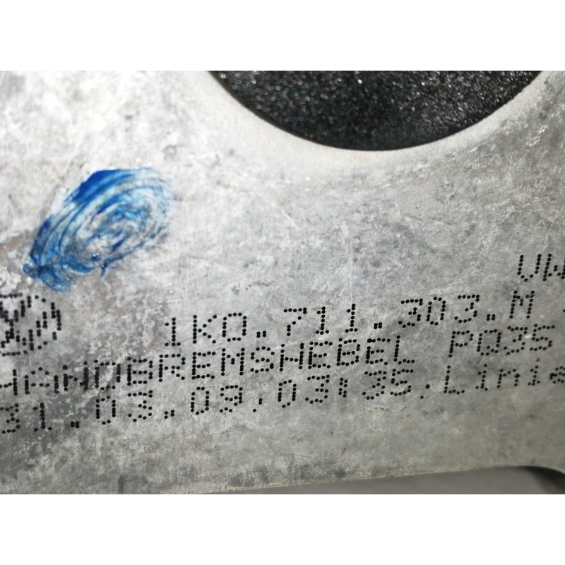 Recambio de palanca freno de mano para volkswagen golf vi (5k1) advance referencia OEM IAM 1KO711303  