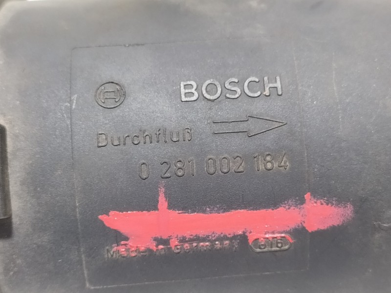 Recambio de caudalimetro para peugeot boxer caja cerr. techo sobreelev. (rs3200)(330)(´02) 330 mh td referencia OEM IAM 02810021