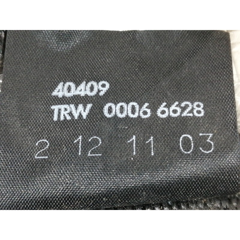 Recambio de cinturon seguridad trasero derecho para opel astra g coupé 2.2 16v dti cat (y 22 dtr / l50) referencia OEM IAM 33009