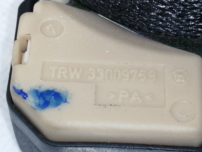 Recambio de cinturon seguridad trasero derecho para opel astra g coupé 2.2 16v dti cat (y 22 dtr / l50) referencia OEM IAM 33009