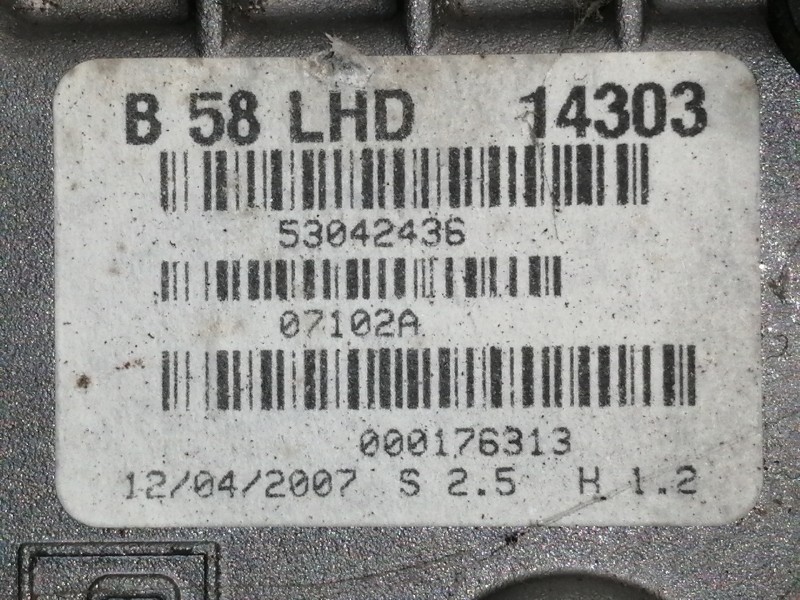 Recambio de motor limpia delantero para citroën c4 picasso sx referencia OEM IAM B58LHD14303 53042436 000176313