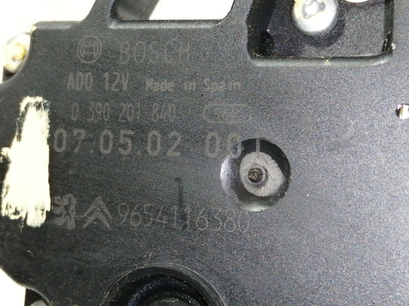 Recambio de motor limpia trasero para citroën c4 picasso sx referencia OEM IAM 0390201840 9654116380 