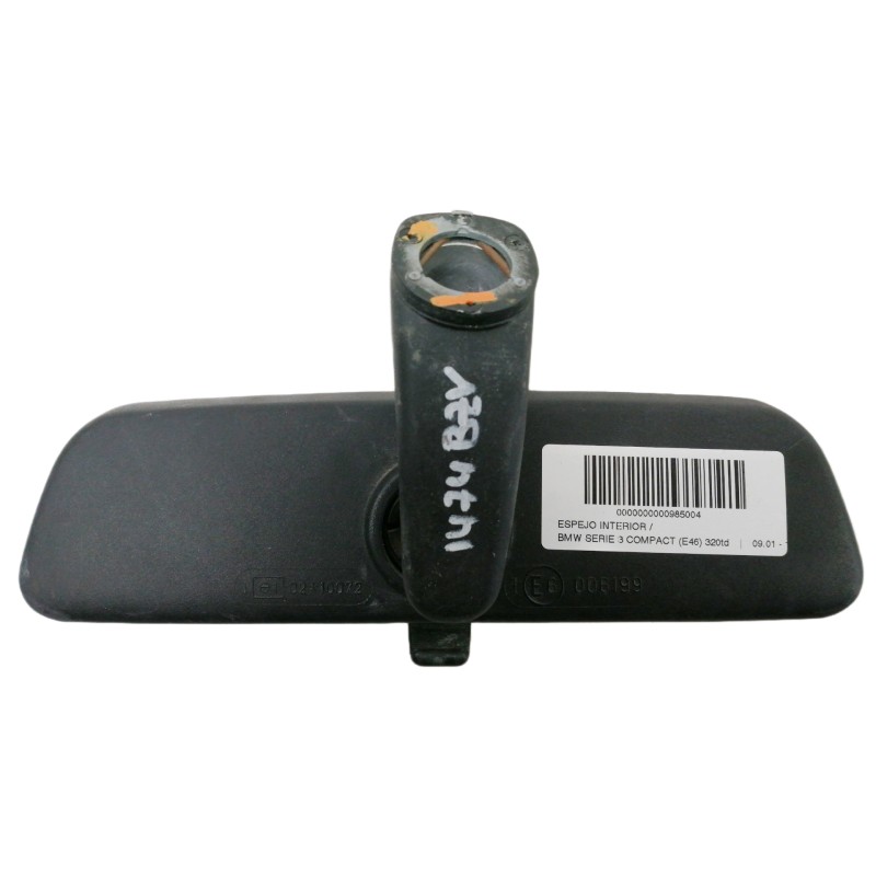 Recambio de espejo interior para bmw serie 3 compact (e46) 320td referencia OEM IAM 1928939  