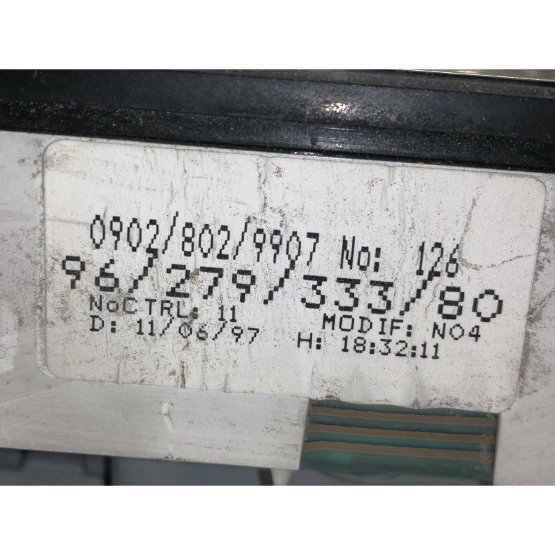 Recambio de cuadro instrumentos para citroën saxo 1.4 monaco referencia OEM IAM 9627933380  