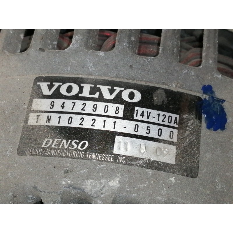 Recambio de alternador para volvo s40 berlina 1.6 referencia OEM IAM 9472908  