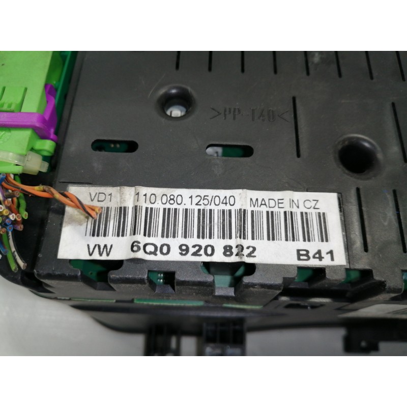 Recambio de cuadro instrumentos para volkswagen polo (9n1) gt referencia OEM IAM 6Q0920822  