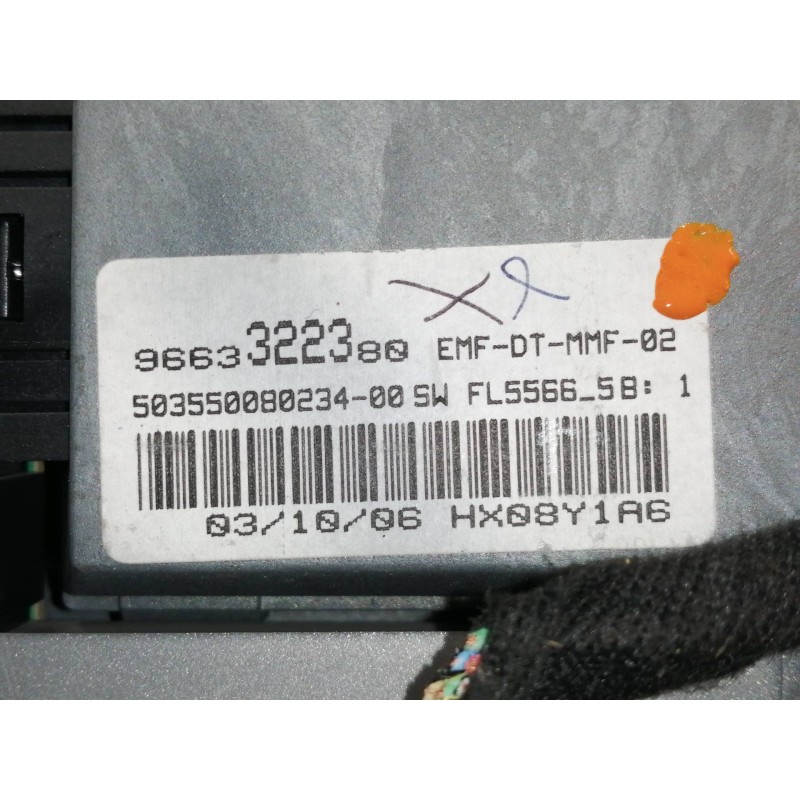 Recambio de cuadro instrumentos para fiat ulysse (179) 2.0 jtd active (100kw)(2008) referencia OEM IAM 9663322380  