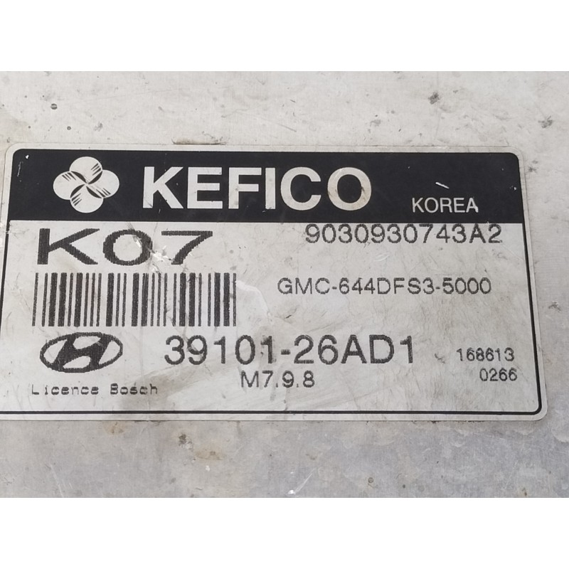 Recambio de centralita motor uce para hyundai accent (mc) gl referencia OEM IAM 3910126AD1  