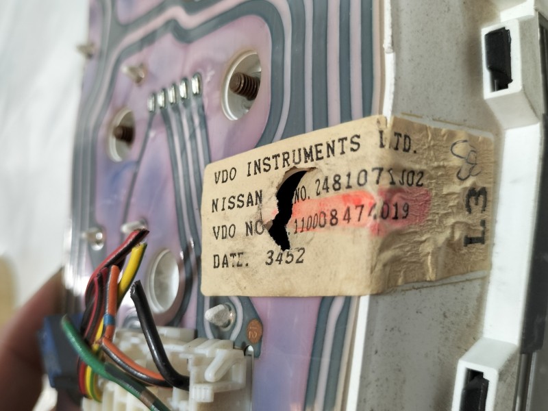 Recambio de cuadro instrumentos para nissan primera berl./familiar (p10/w10) slx berlina (p10) referencia OEM IAM 2481071J02  