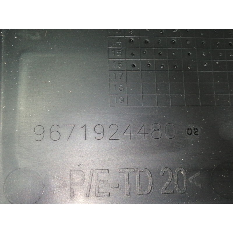 Recambio de caja reles / fusibles para citroën c3 shine referencia OEM IAM 9671924480  