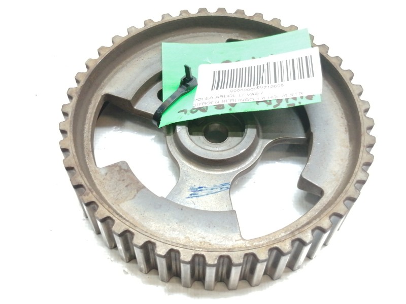 Recambio de polea arbol levas para citroën berlingo 1.6 hdi 75 xtr referencia OEM IAM 9857477580  