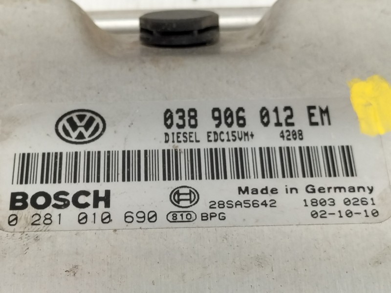 Recambio de centralita motor uce para seat ibiza (6l1) stella referencia OEM IAM 0281010690 038906012EM 