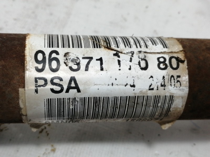 Recambio de transmision delantera derecha para peugeot 307 berlina (s2) x-line referencia OEM IAM 9637117880  