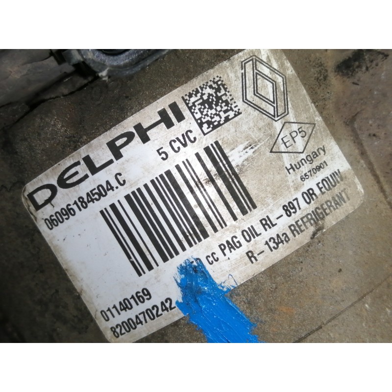 Recambio de compresor aire acondicionado para renault megane ii classic berlina confort authentique referencia OEM IAM 820047024