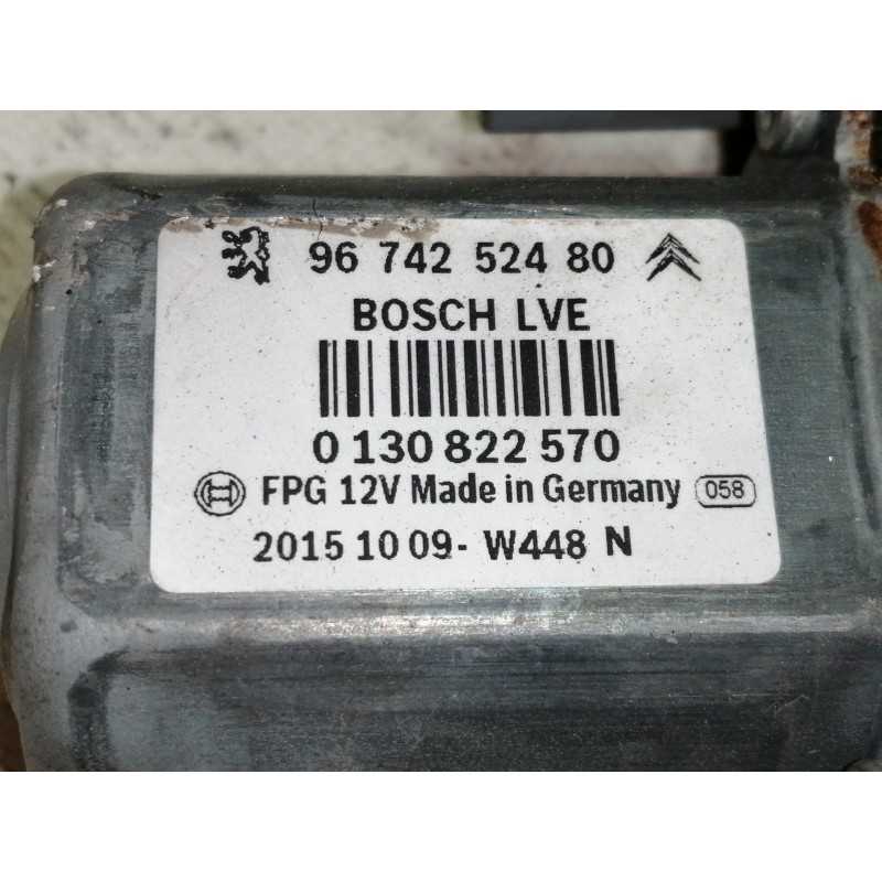 Recambio de elevalunas delantero derecho para citroën c4 cactus business referencia OEM IAM 9674252480  