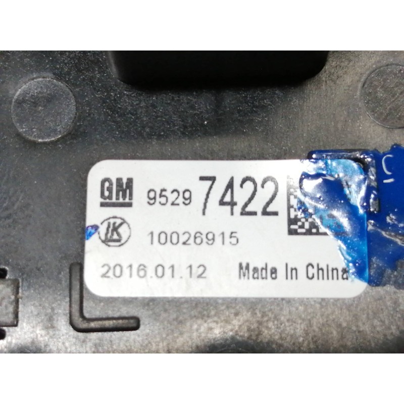 Recambio de mando luces para opel mokka selective referencia OEM IAM 95297422  