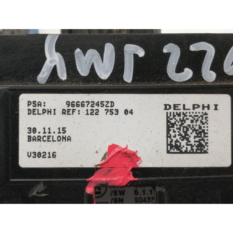 Recambio de mando multifuncion para citroën c4 cactus business referencia OEM IAM 98139475ZD  