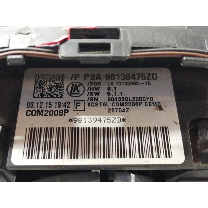 Recambio de mando multifuncion para citroën c4 cactus business referencia OEM IAM 98139475ZD  