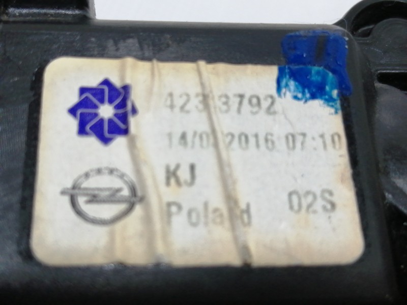 Recambio de motor elevalunas trasero izquierdo para opel mokka selective referencia OEM IAM 98920SUV20  