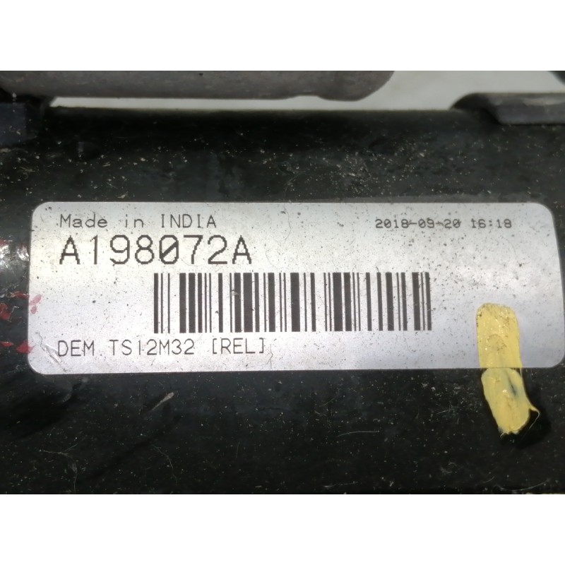 Recambio de motor arranque para peugeot bipper básico referencia OEM IAM A198072A  