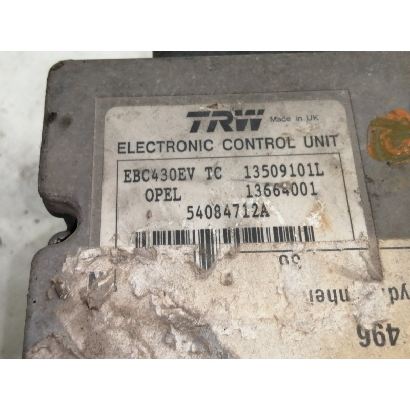 Recambio de abs para opel vectra c berlina comfort referencia OEM IAM 09191496  