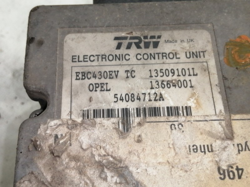 Recambio de abs para opel vectra c berlina comfort referencia OEM IAM 09191496  