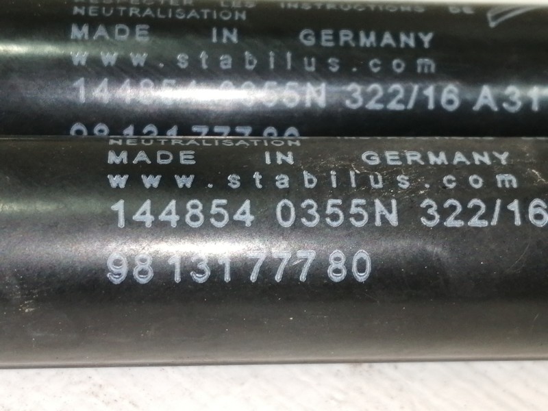 Recambio de amortiguadores maletero / porton para citroën c3 shine referencia OEM IAM 9813177780  