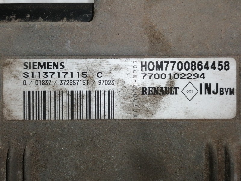 Recambio de centralita motor uce para renault laguna (b56) 1.8 rn (b56b) referencia OEM IAM HOM7700864458  